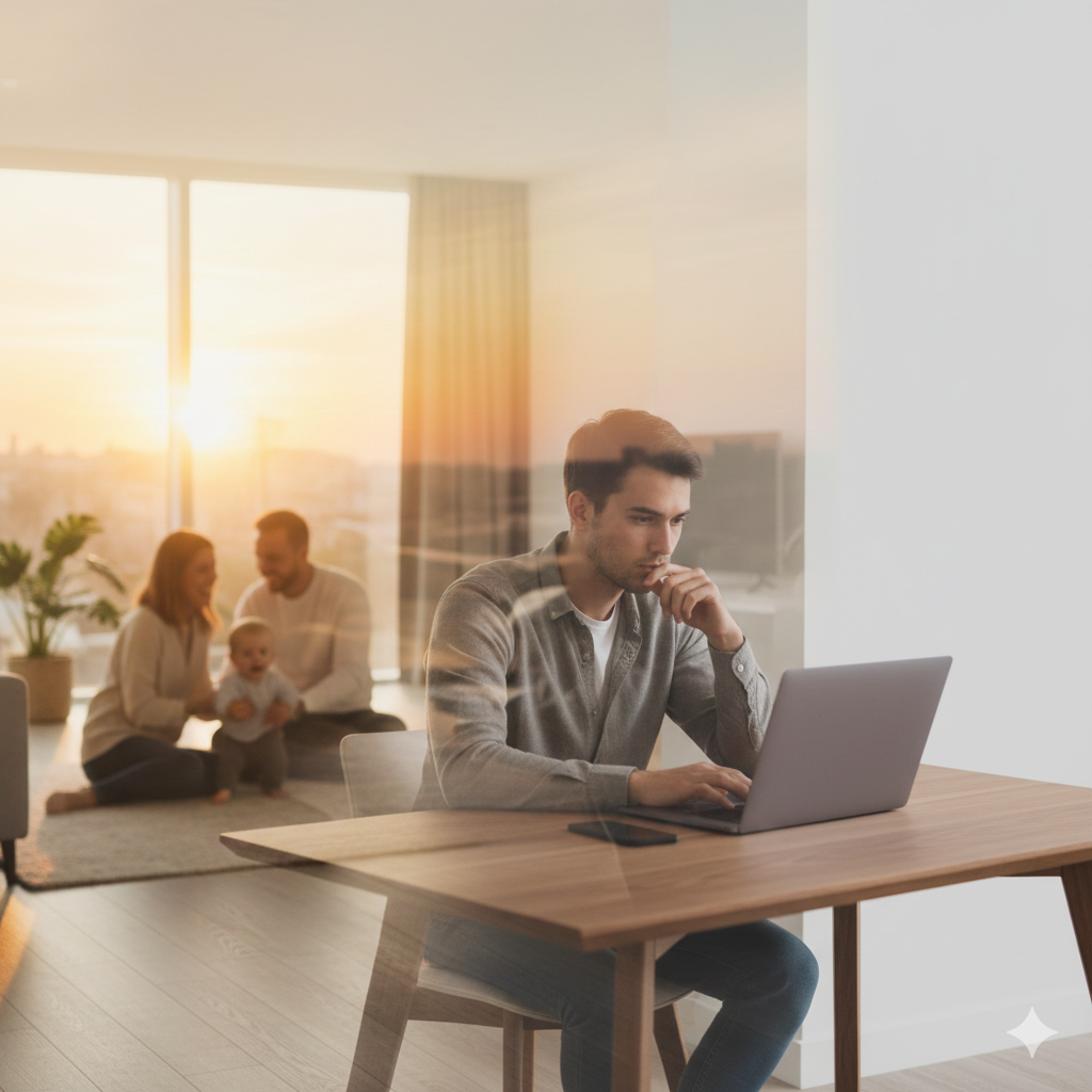 Muted abstract planning-themed background